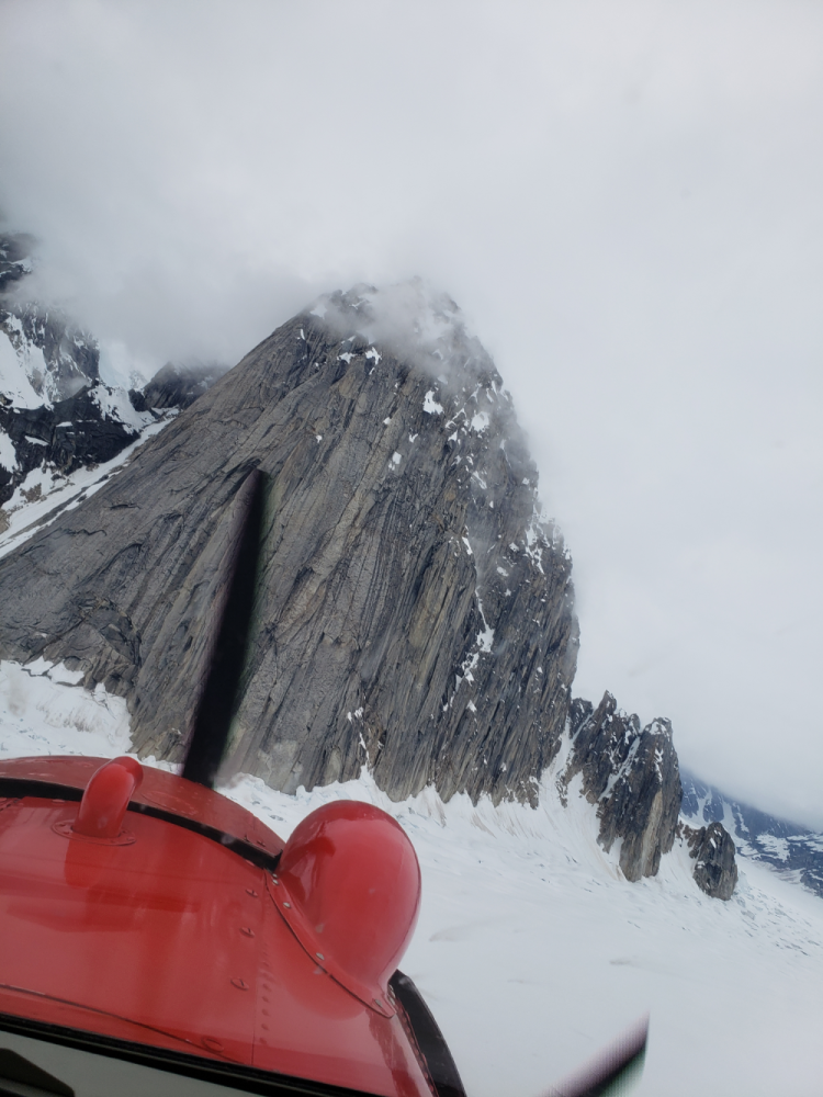 Flying Into a Mountain