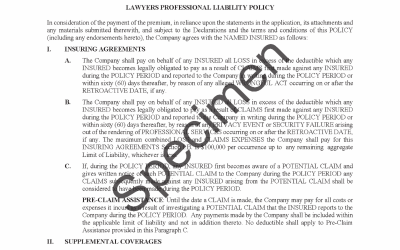 Reducing Attorney Malpractice Insurance Deductible Costs – Swiss Re