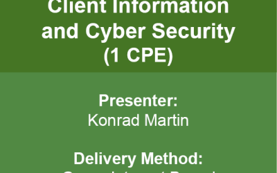 CPE Webinar for Accountants 10/16 PM EST (1 CPE)